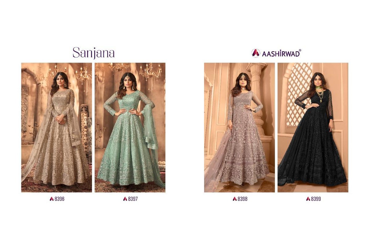 Aashirwad Creation Sanjana 8396-8399 Series 5