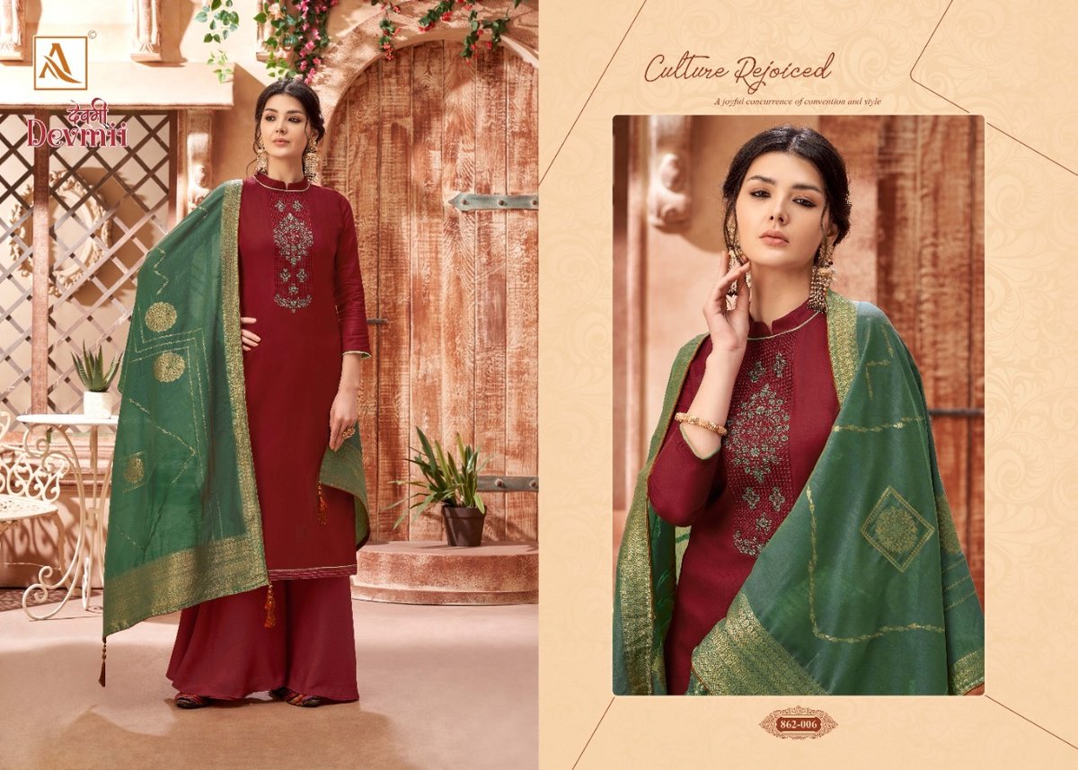 Alok Suits Devmii 862-001 to 862-008 Series 6