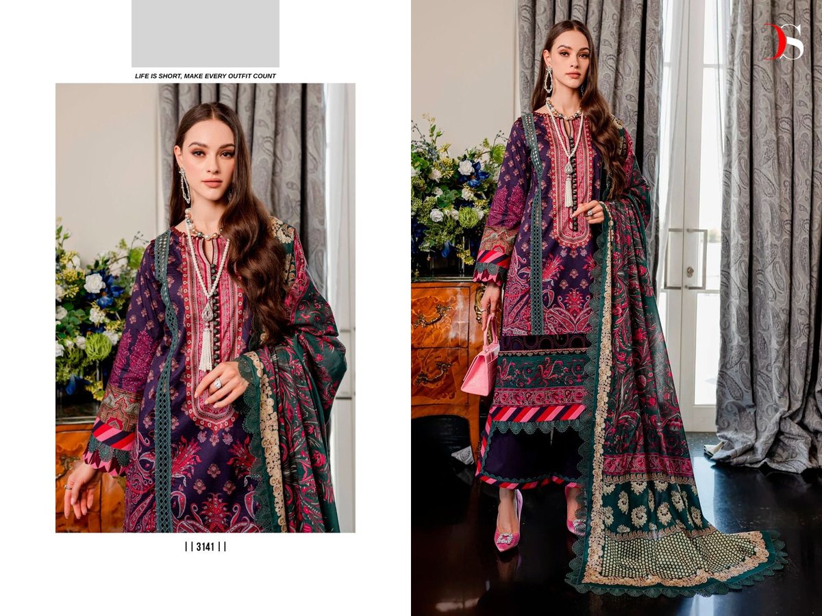 Deepsy Suit Firdous Queen's Court Vol-4 3141-3148 Series 1