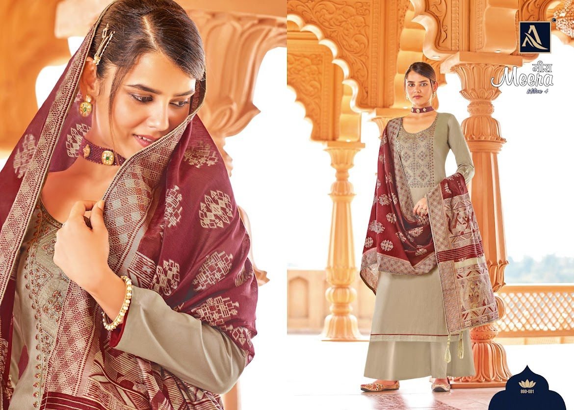 Alok Suit Meera Edition Vol-4 890-001 to 890-008 Series 1