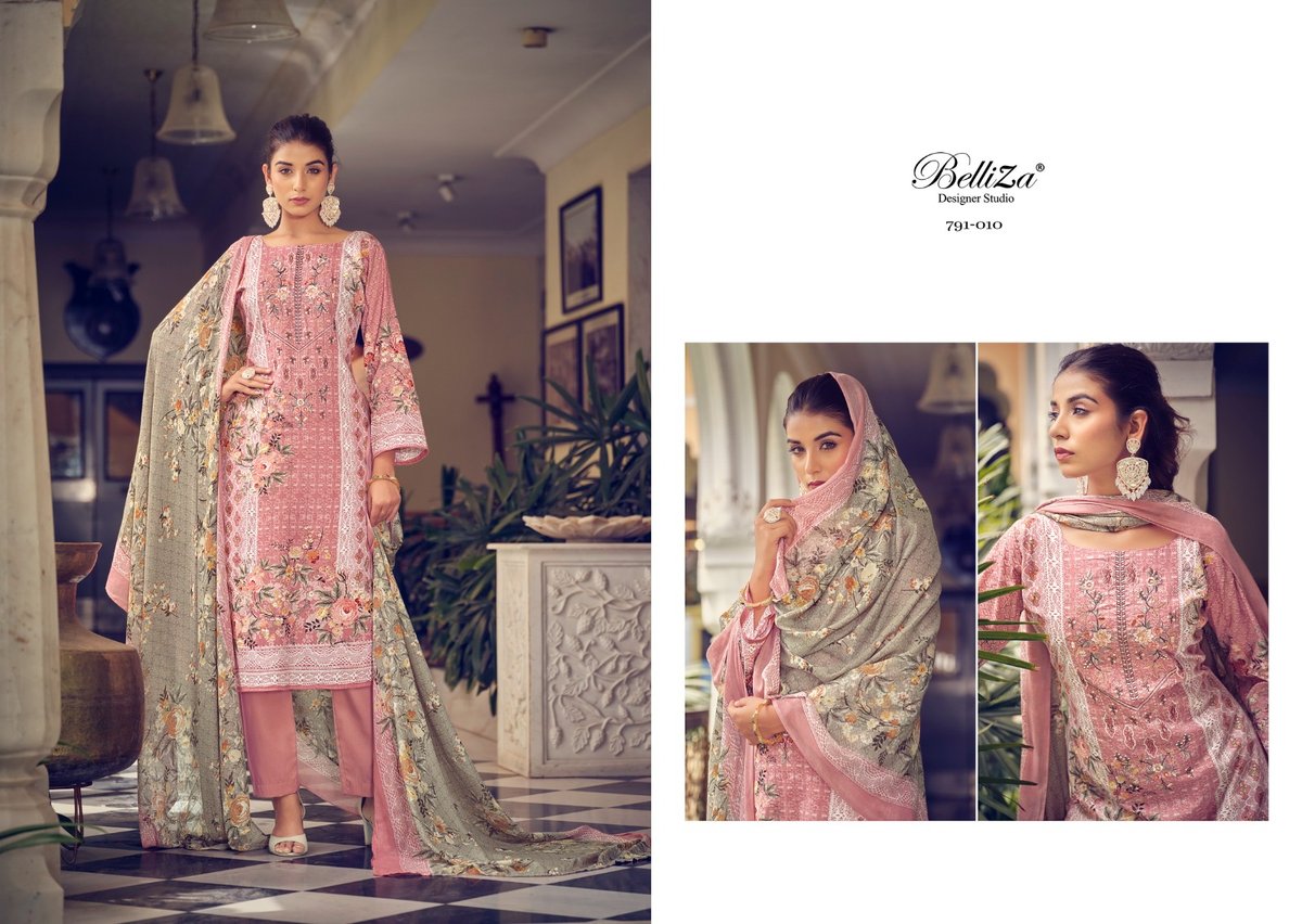 Belliza Designer Naira Vol-7 791-001 to 791-010 Series 10