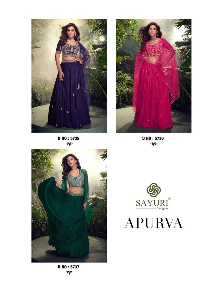 SAYURI DESIGNER APURVA 5735-5737 4