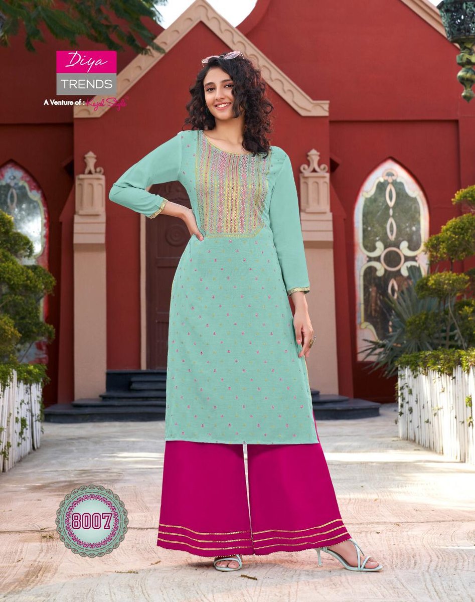 Diya Trendz Biba's Vol-8 8001-8014 Series 7