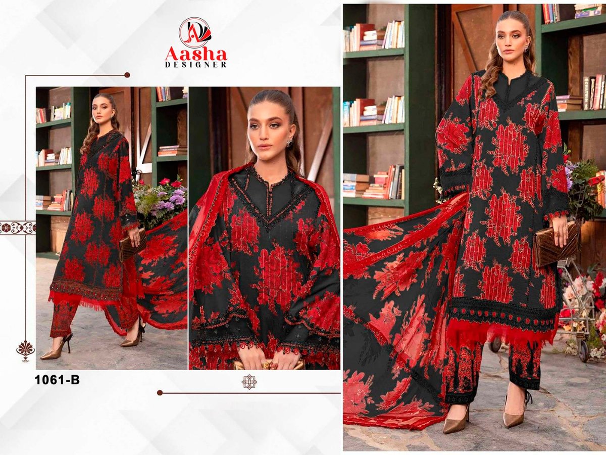 AASHA DESIGNER MARIAB M PRINTS 1061-A TO 1061-B 2