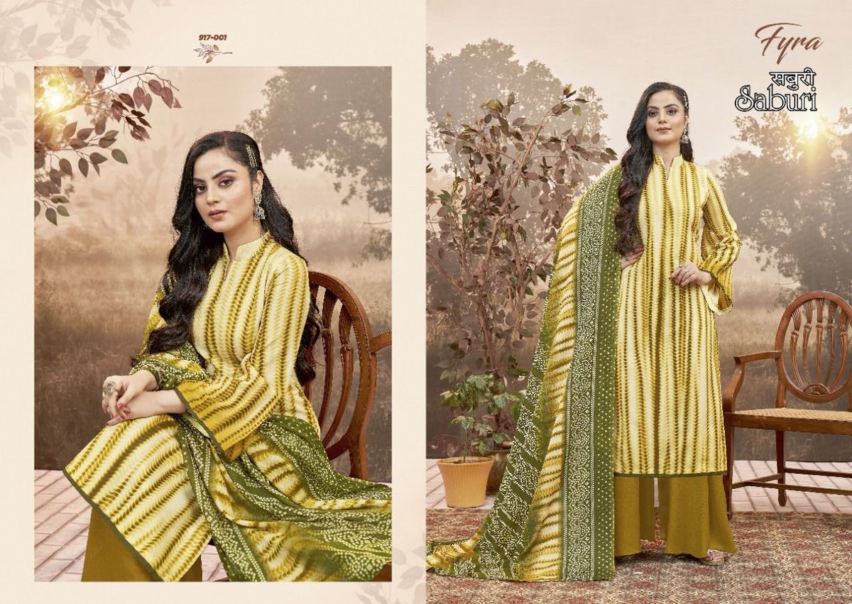 Alok Suit Fyra Saburi 917-001 to 917-010 Series 1