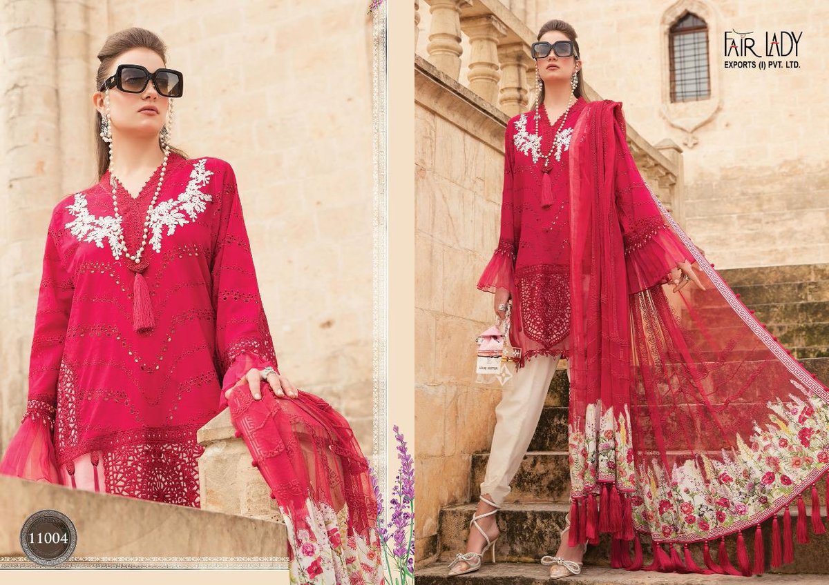 Fair Lady Maria B Lawn M Prints Vol-2 11001-11008 Series 4