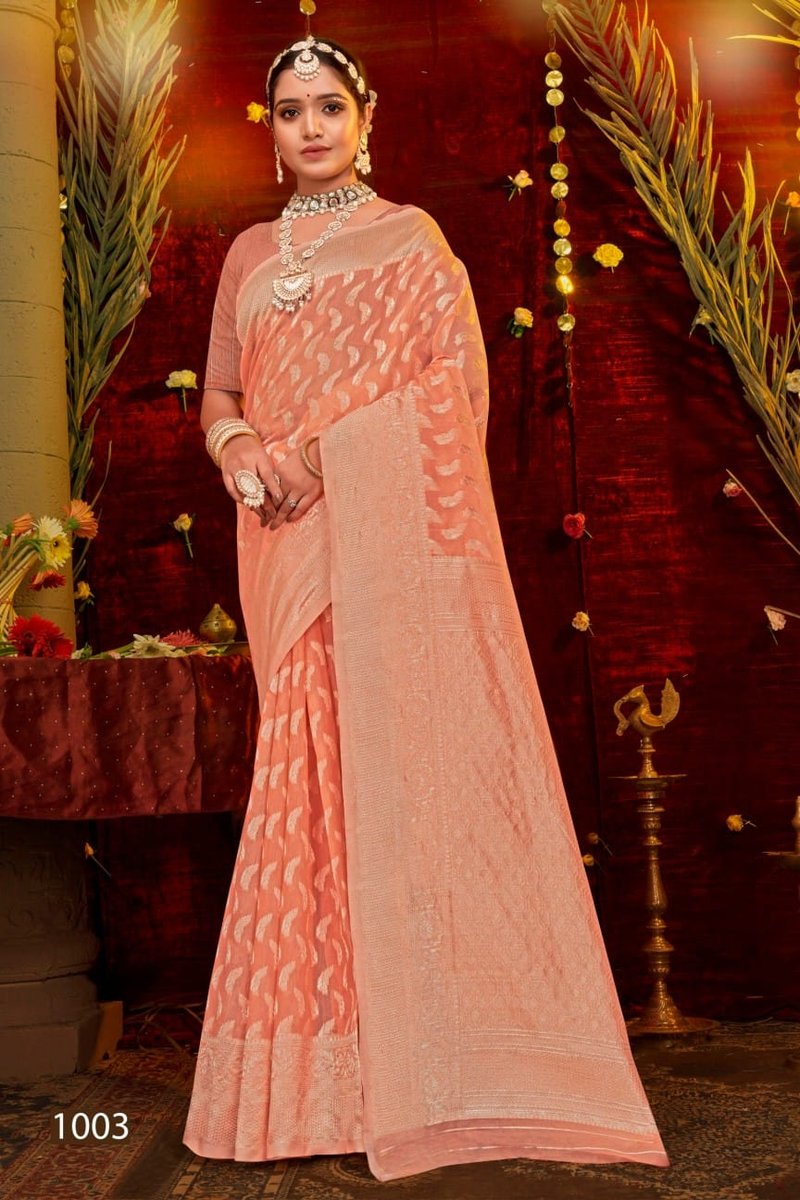 SAROJ SAREE PACIFIC COTTON VOL-5 1001 TO 1006 3