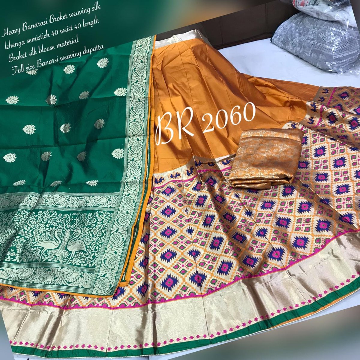 BR Lehenga Banarasi Weaving BR-2060 Colors 6