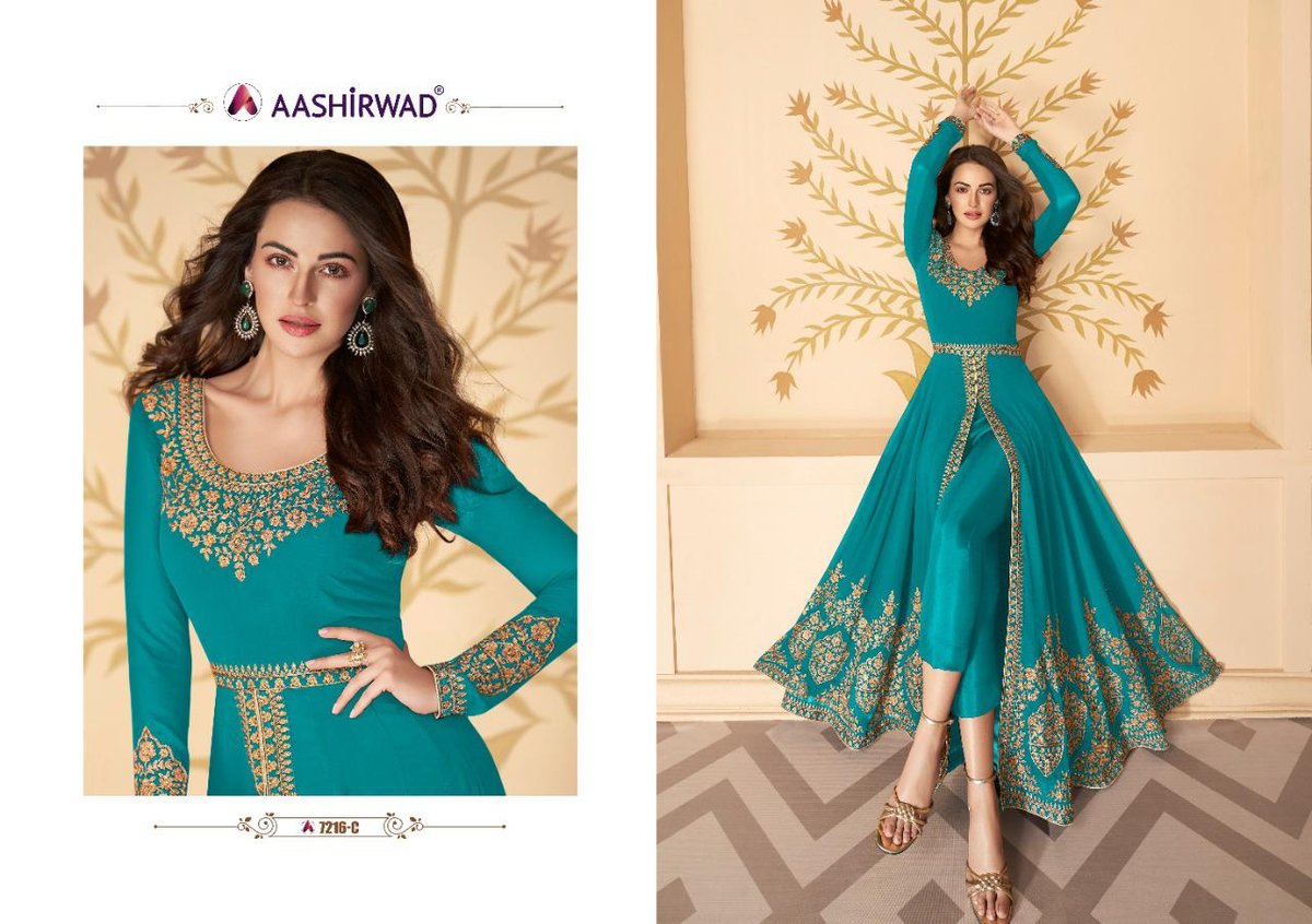 Aashirwad Creation Paakhi Gold 7216 Colors 3
