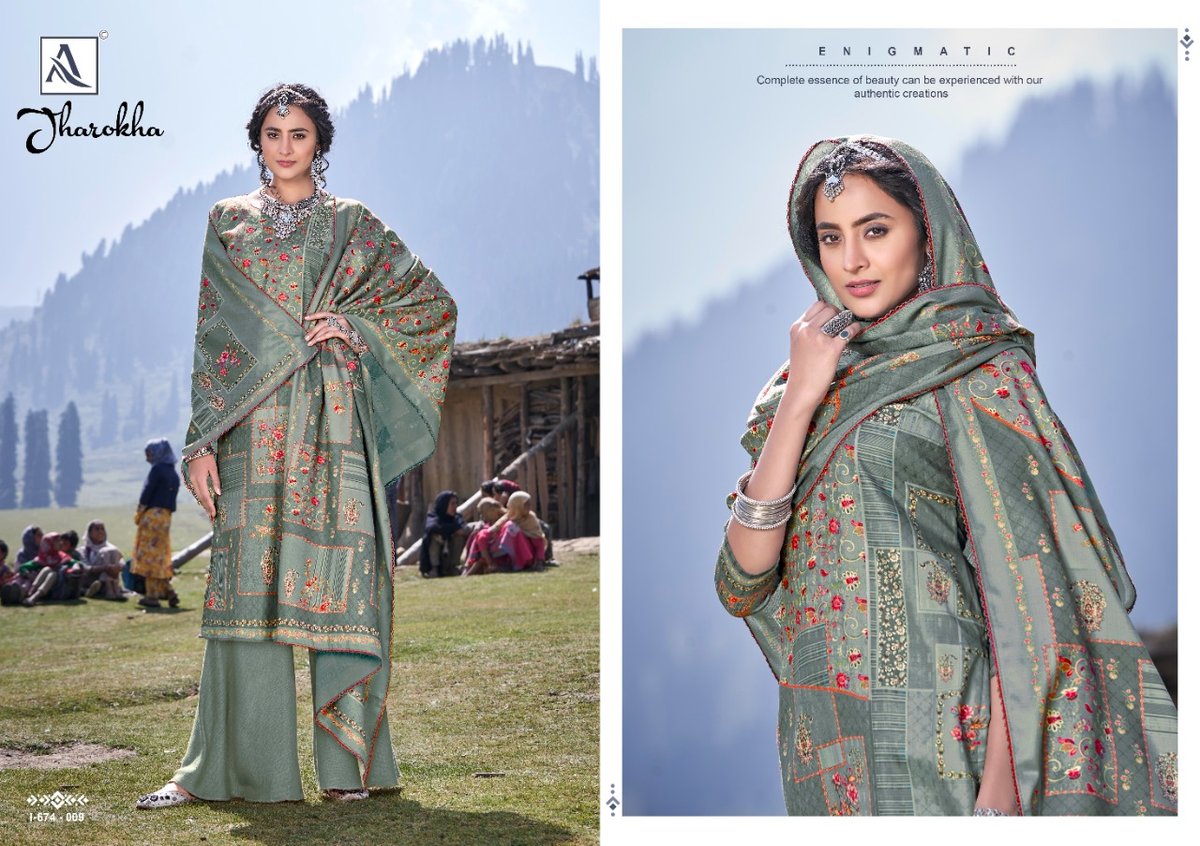 Alok Suits Jharokha 674-001-674-010 Series 9