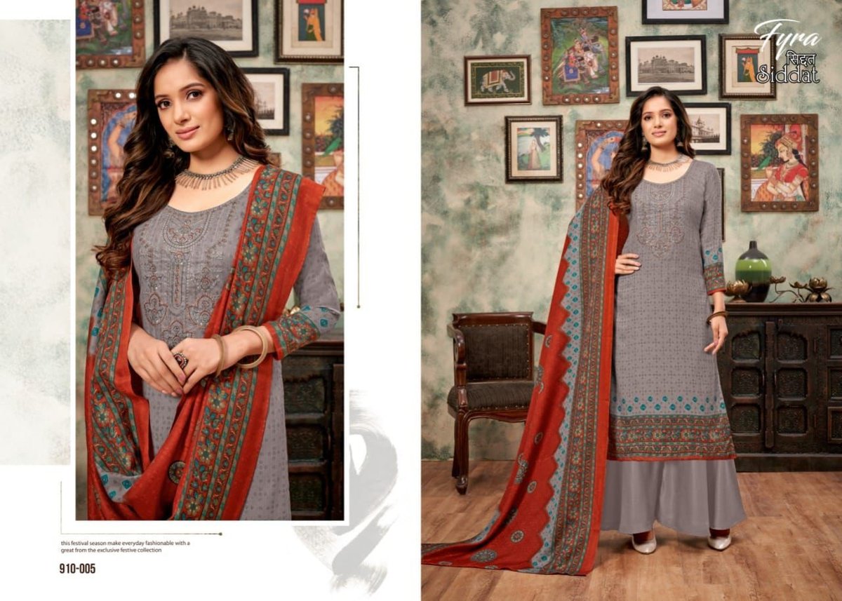 Alok Suits Fyra Siddat 910-001 to 910-010 Series 5