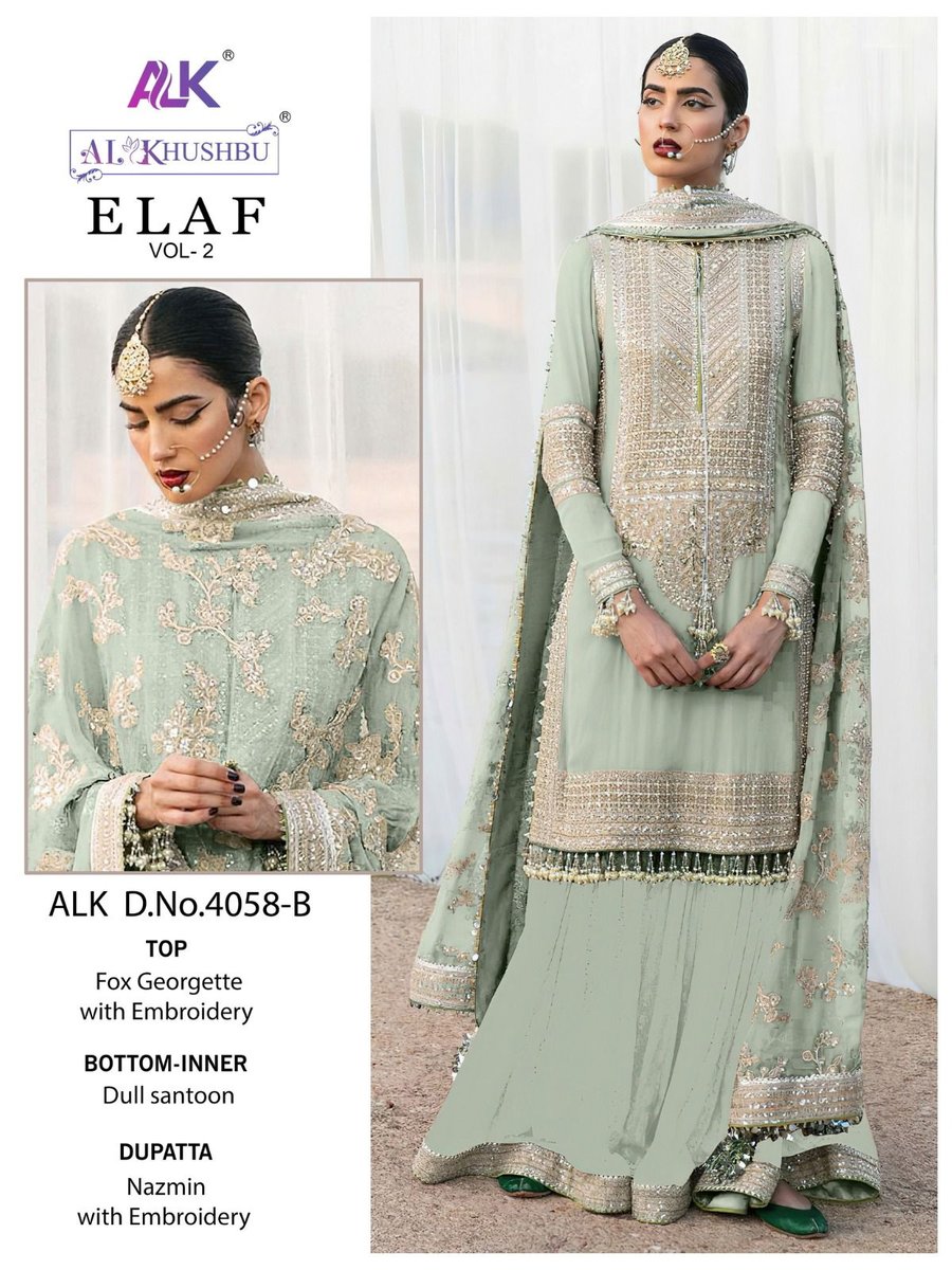 AL Khushbu Elaf  Vol-2 4058 Colors 2