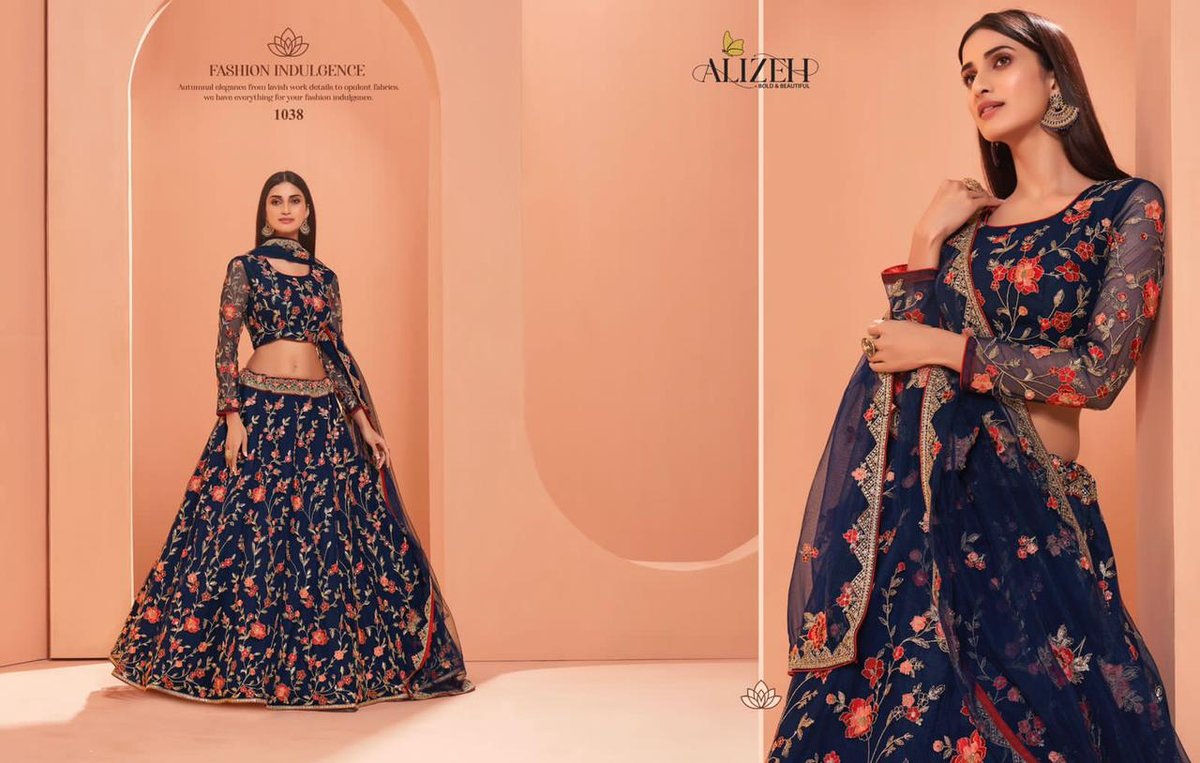 Alizeh Lehenga Wedding Affair Vol-2 1035-1038 Series 4