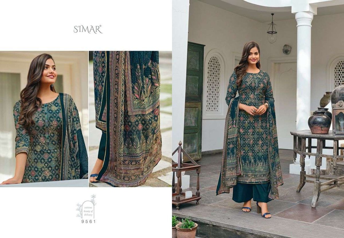 Glossy Simar Mahnoor Vol-2 9558-9565 Series 4