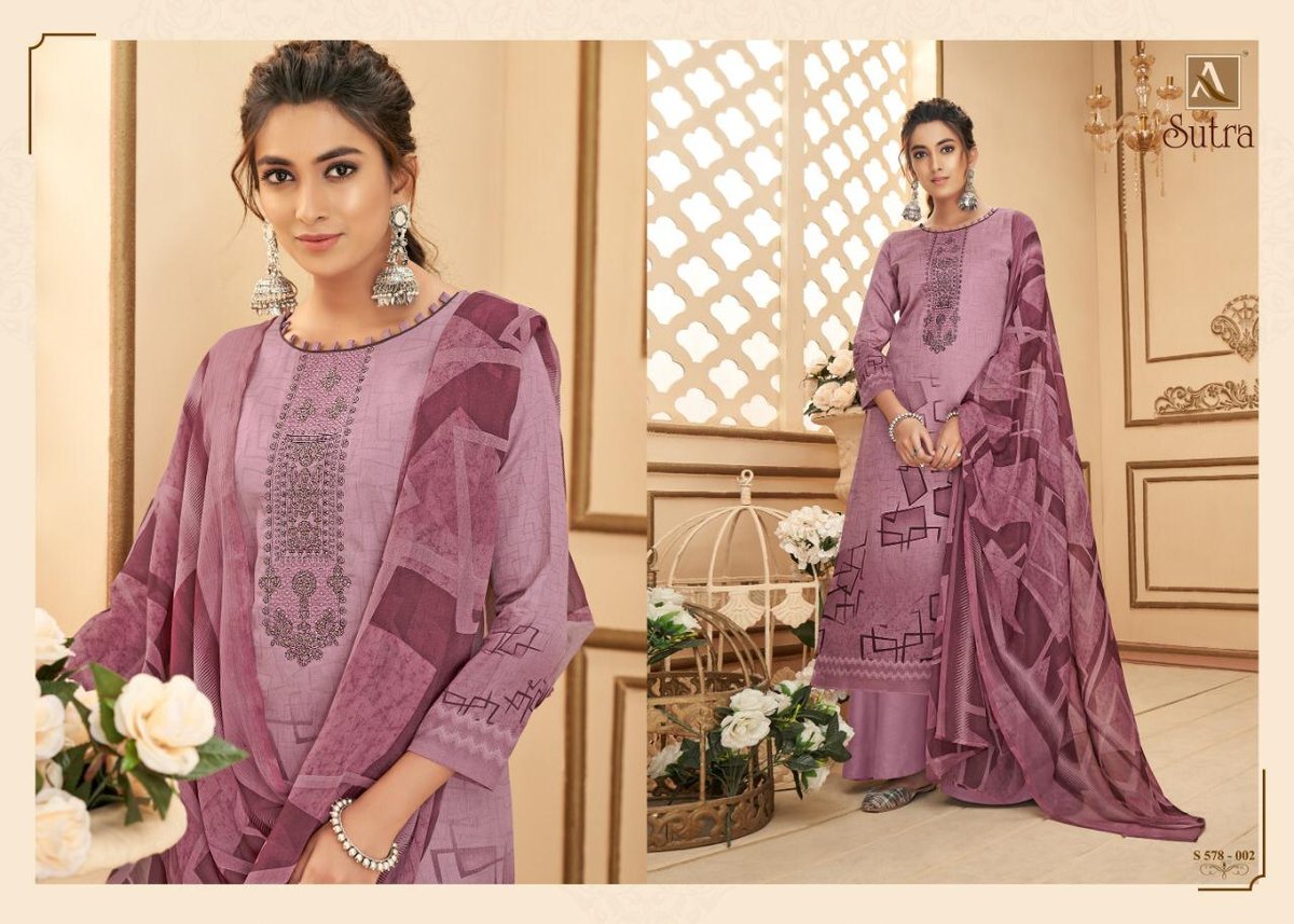 Alok Suits Sutra 578-001 to 578-010 Series 2