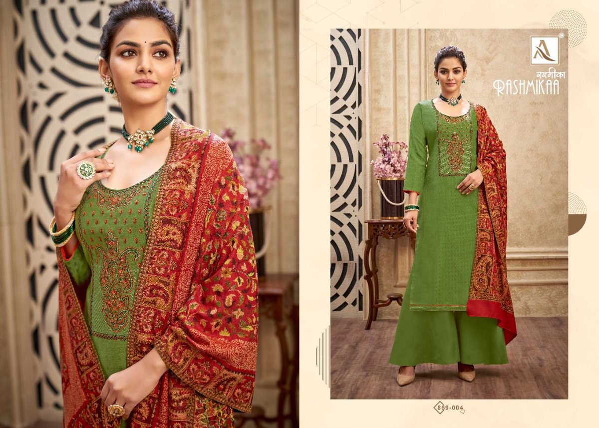 Alok Suits Rashmika 869-001 to 869-007 Series 4
