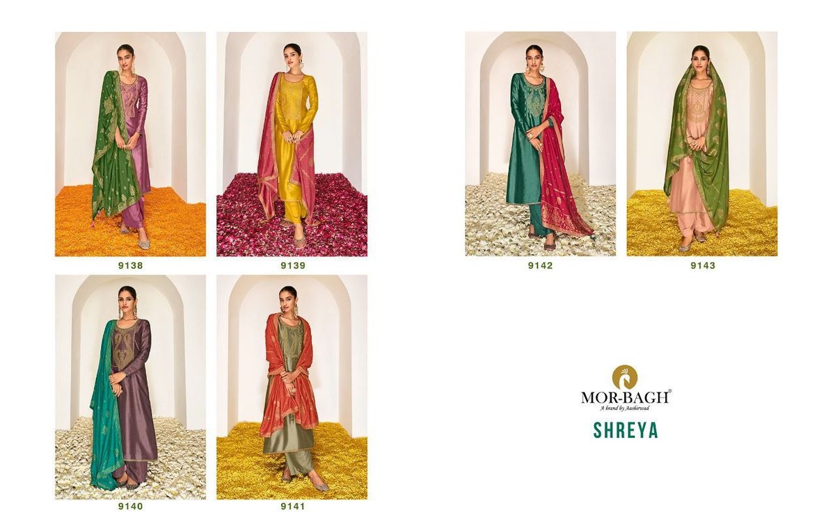 Aashirwad Creation Mor Bagh Shreya 9138-9143 Series 7