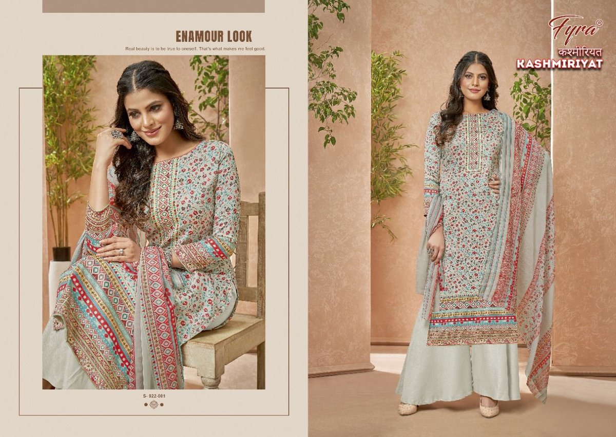 Alok Suit Fyra Kashmiriyat 922-001 to 922-010 Series 1