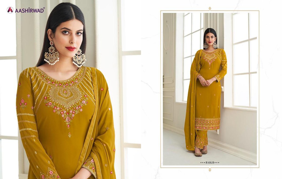 Aashirwad Creation Samiya 8464-8469 Series 4