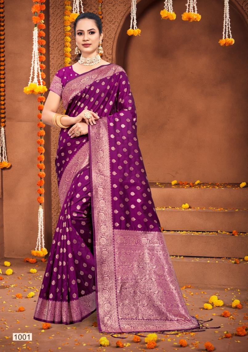 BUNAWAT PLAZZO SILK VOL-02 1001 TO 1006 1