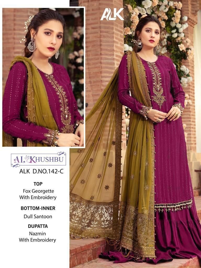AL Khushbu Maria B Hit Design Vol-2 142 Colors 3