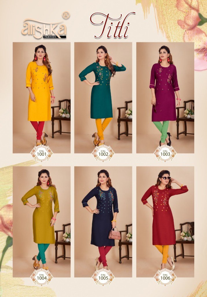 Alishka Fashion Titli 1001-1006 Series 7