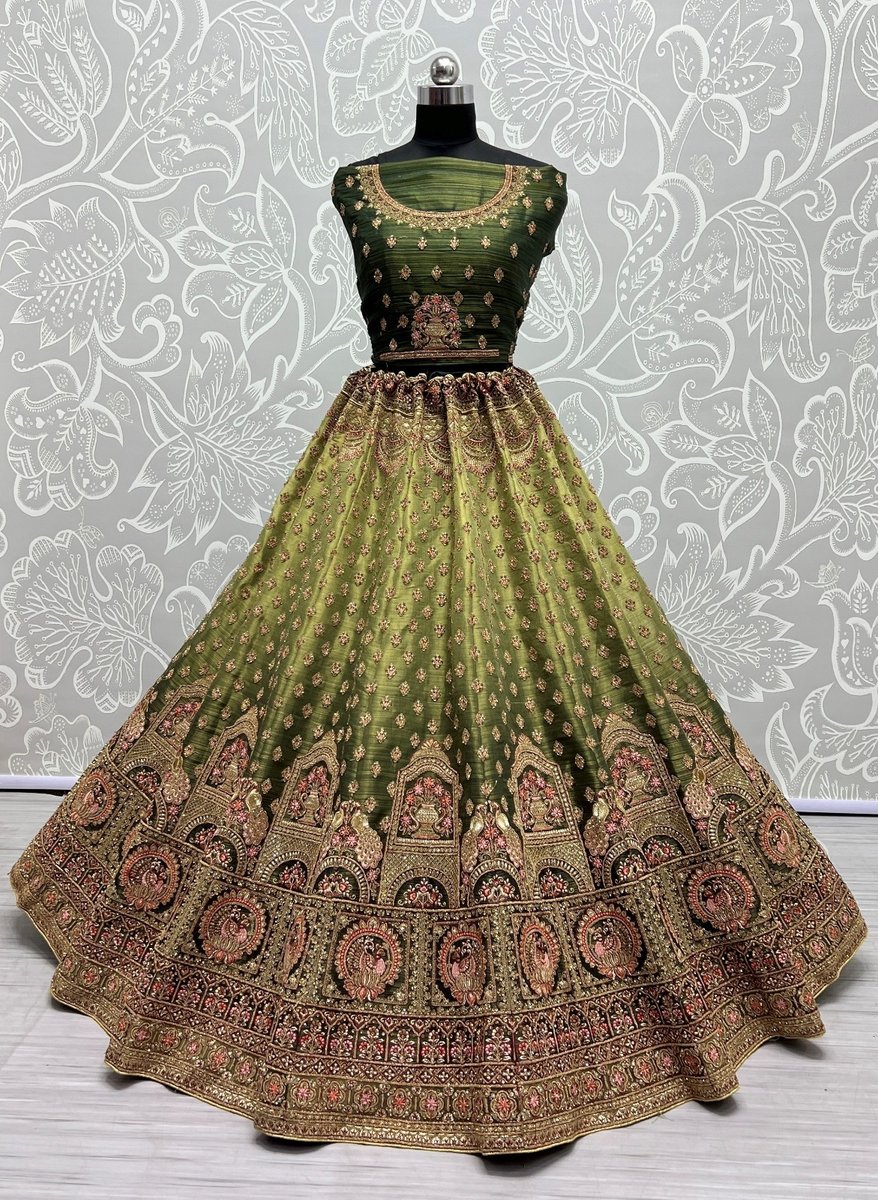 Anjani Art Heavy Lehenga 2504 Colors 2