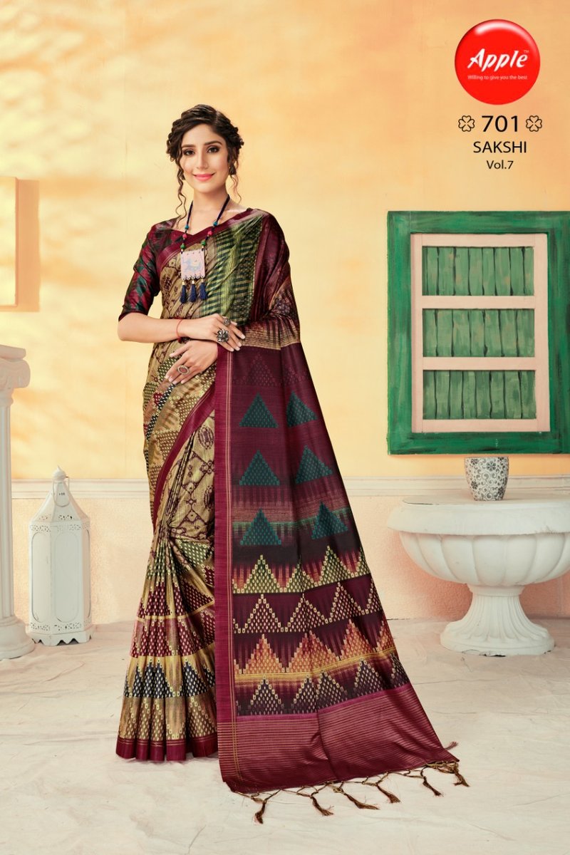 Apple Saree Sakshi Vol-7 701-708 Series 1
