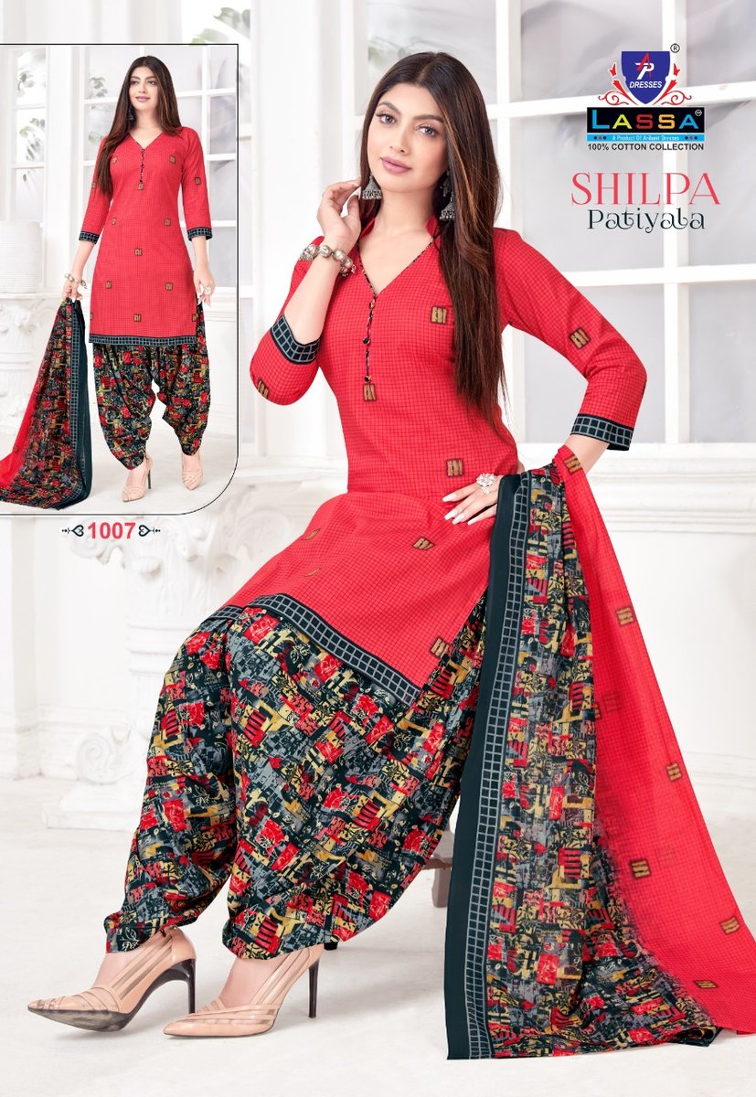 Arihant Cotton Shilpa Patiyala 1001-1010  Series 7