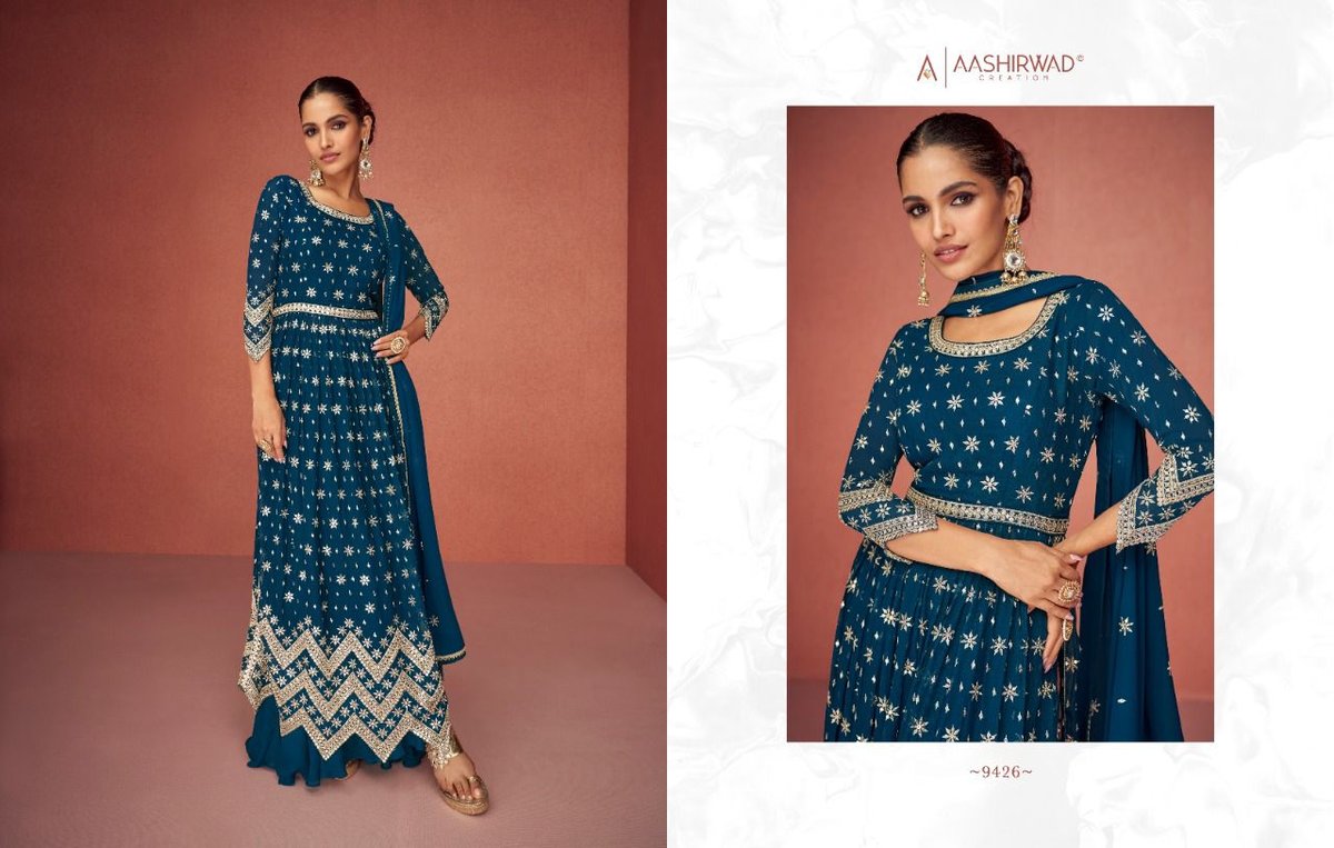 Aashirwad Creation Aroma 9423-9427 Series 4