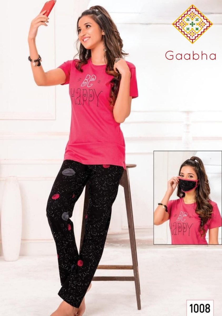 Gaabha Sweet Dream Vol-7 Night Wear Collection 1001-1010 Series 8