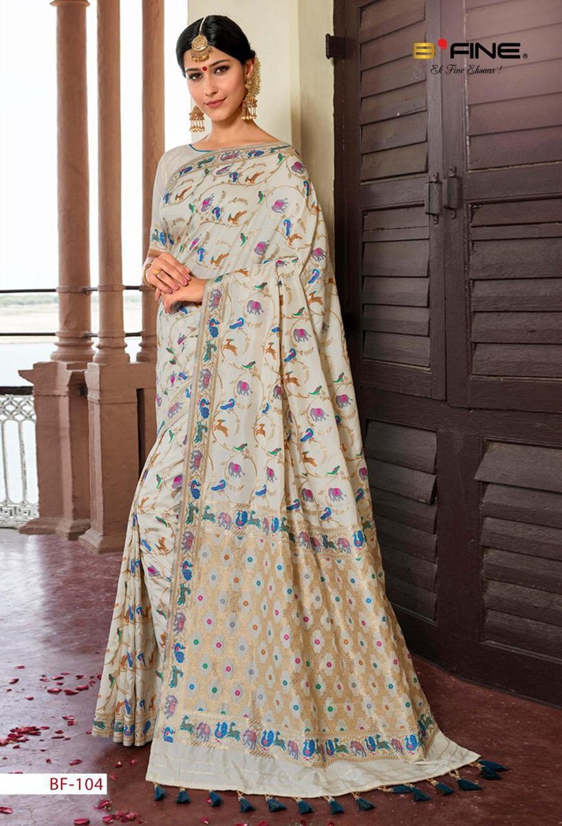 B'Fine Saree Banaras Story 101-159 Series 4