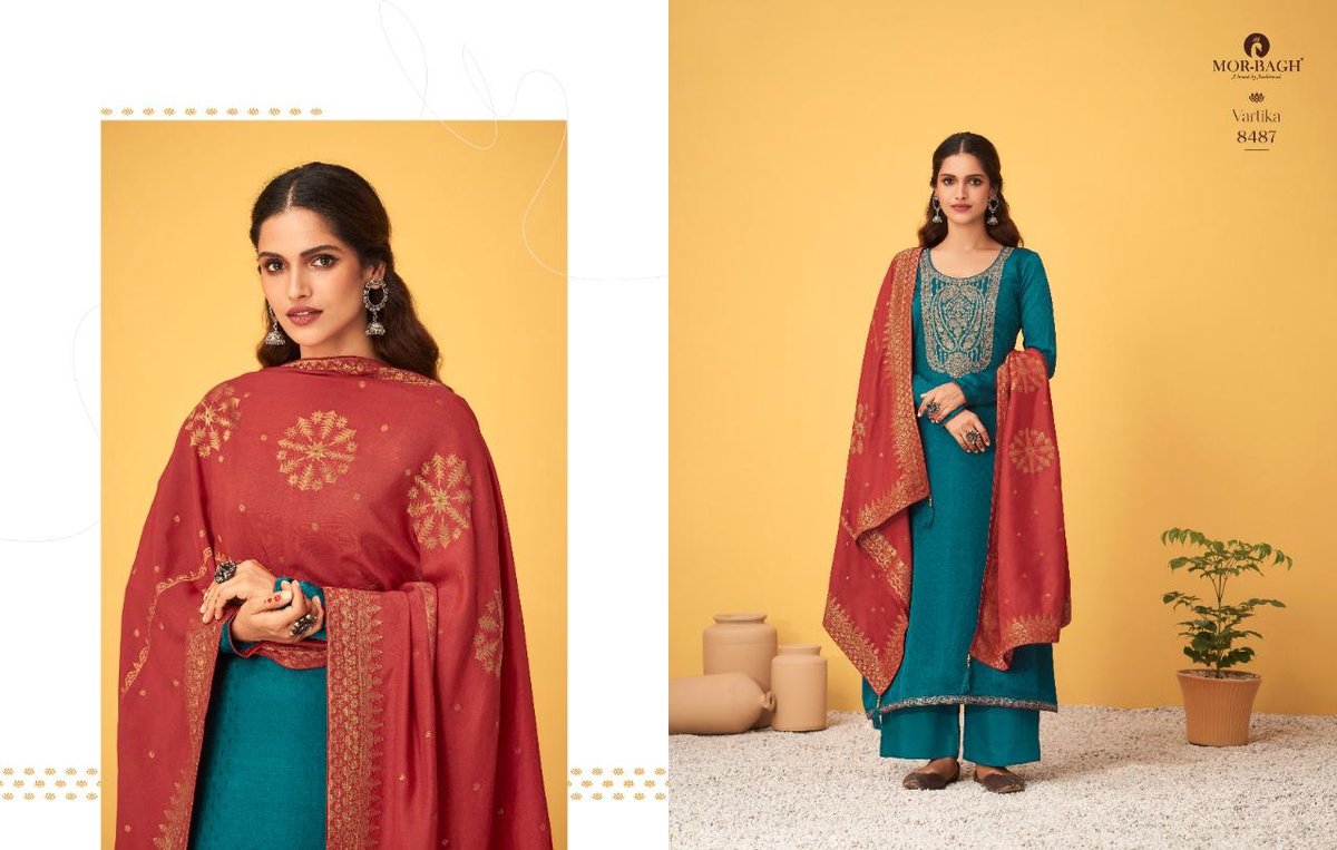 Aashirwad Creation Mor Bagh Vartika 8484-8489 Series 4