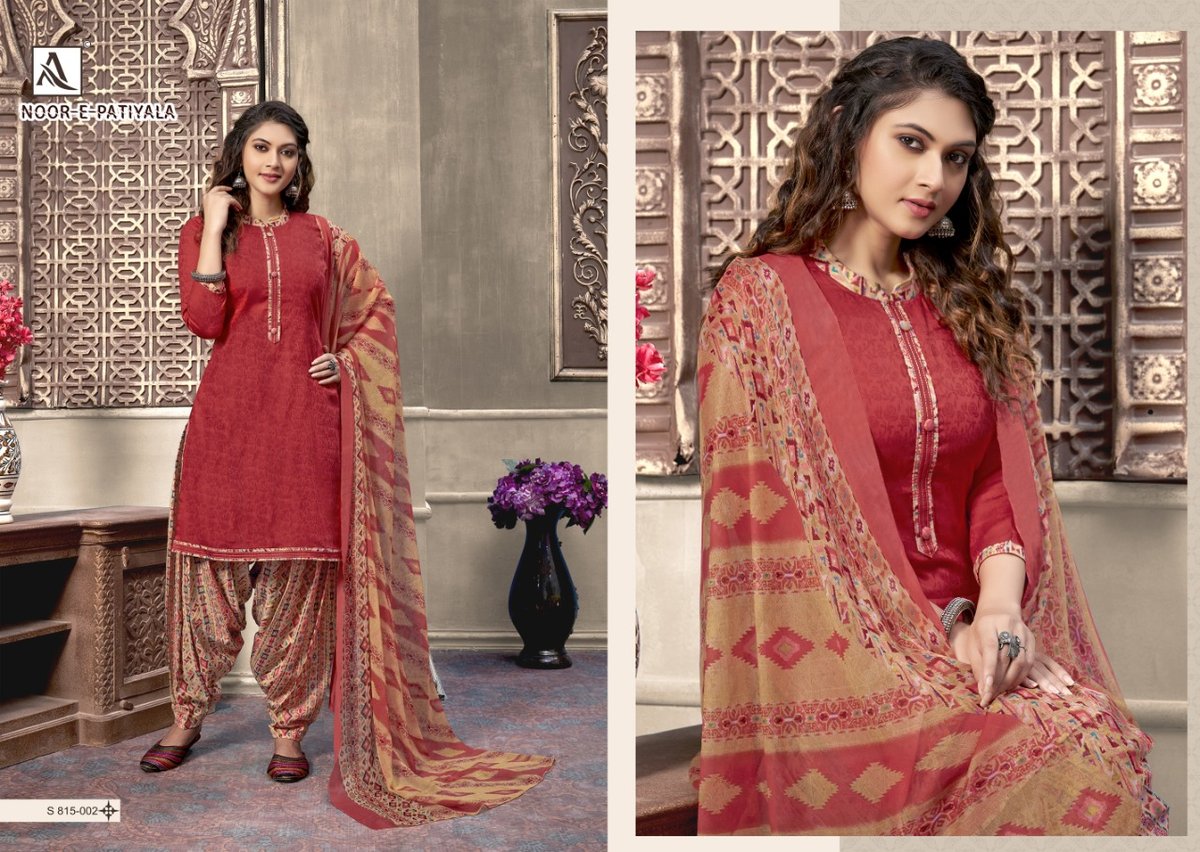 Alok Suits Noor E Patiyala 815-001 to 815-010 Series 2
