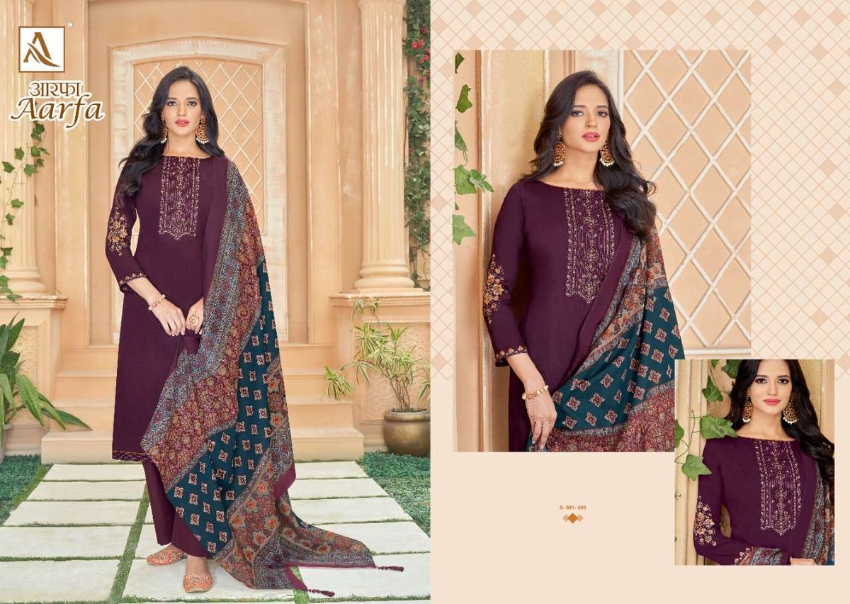 Alok Suits Aarfa 961-001 to 961-008 Series 5