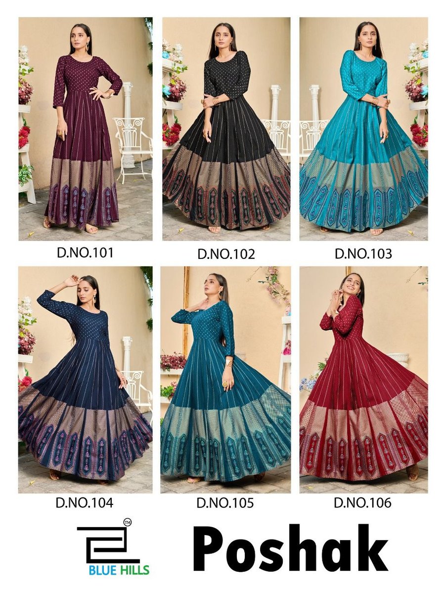 Blue Hills Poshak Vol-1 1101-1106 Series 7