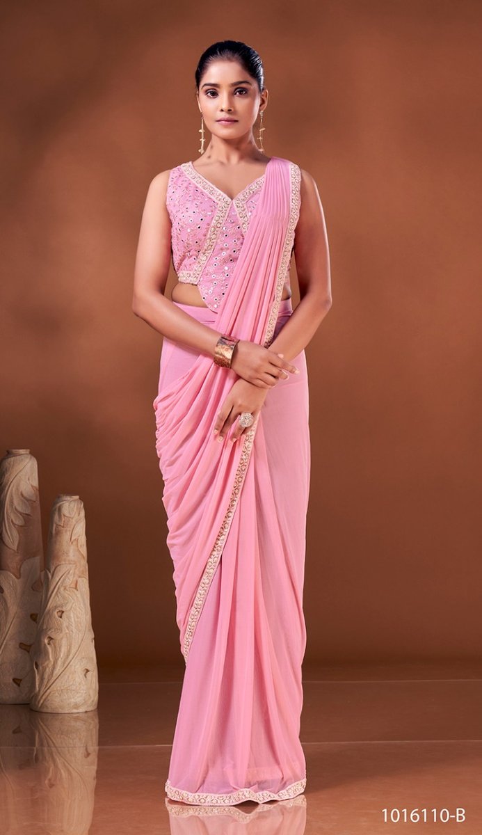 Aamoha Trendz Ready To Wear Designer Saree 1016110 Colors 3