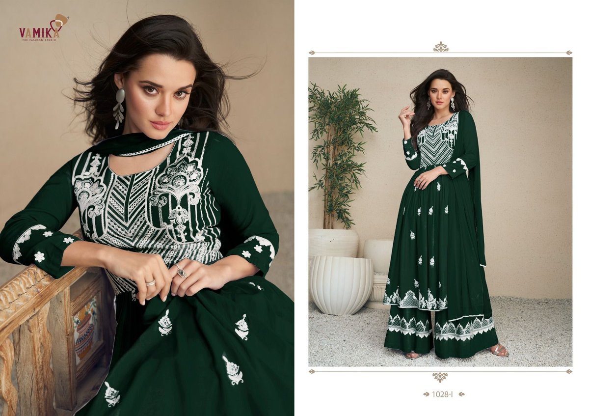 VAMIKA LAKHNAVI VOL:-5 DARK LIST 1028F-1028J 4