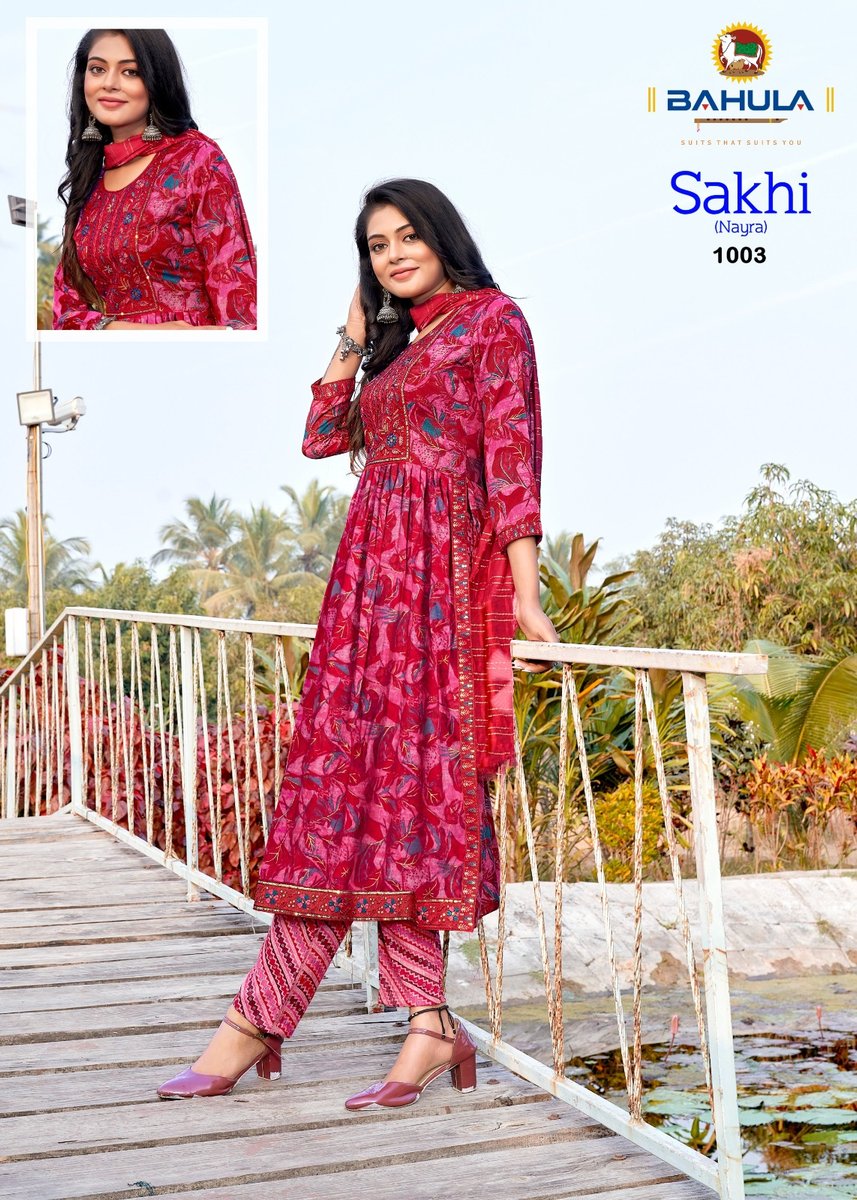 BAHULA FABRICS SAKHI VOL-1 1001 TO 1007 3