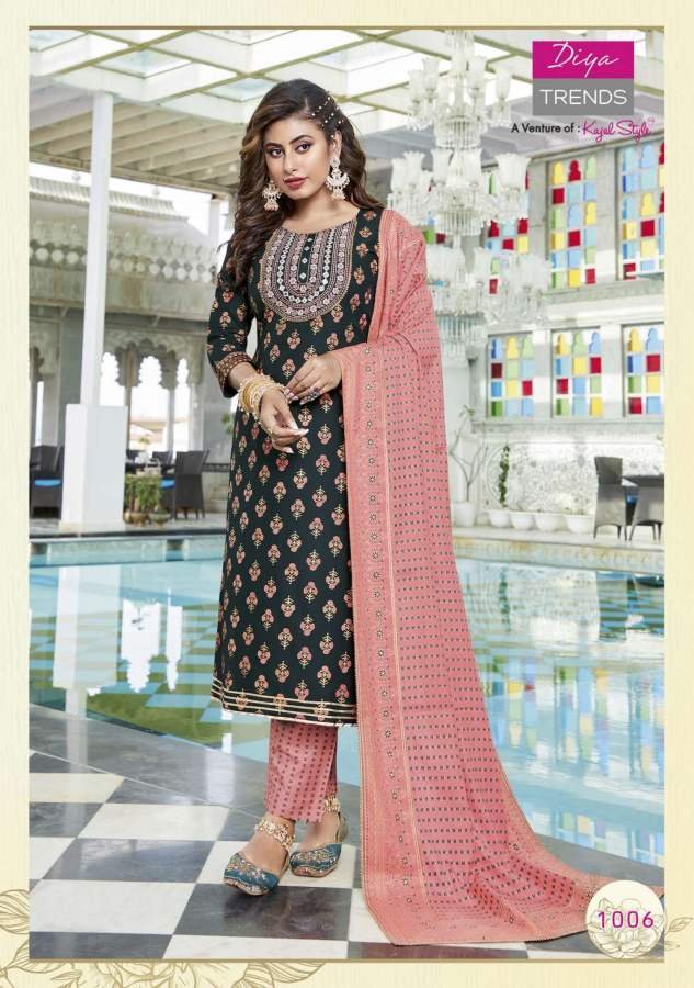 Diya Trends Alveera Vol-1 1001-1010 Series 6