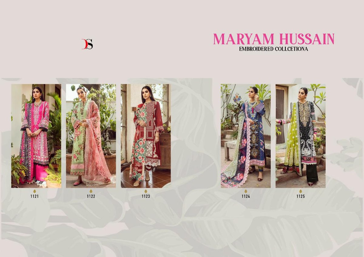 Deepsy Suits Maryam Hussain 1121-1125 Series 6