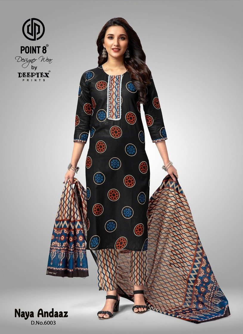 DEEPTEX NAYA ANDAAZ VOL-6 6001 TO 6010 3