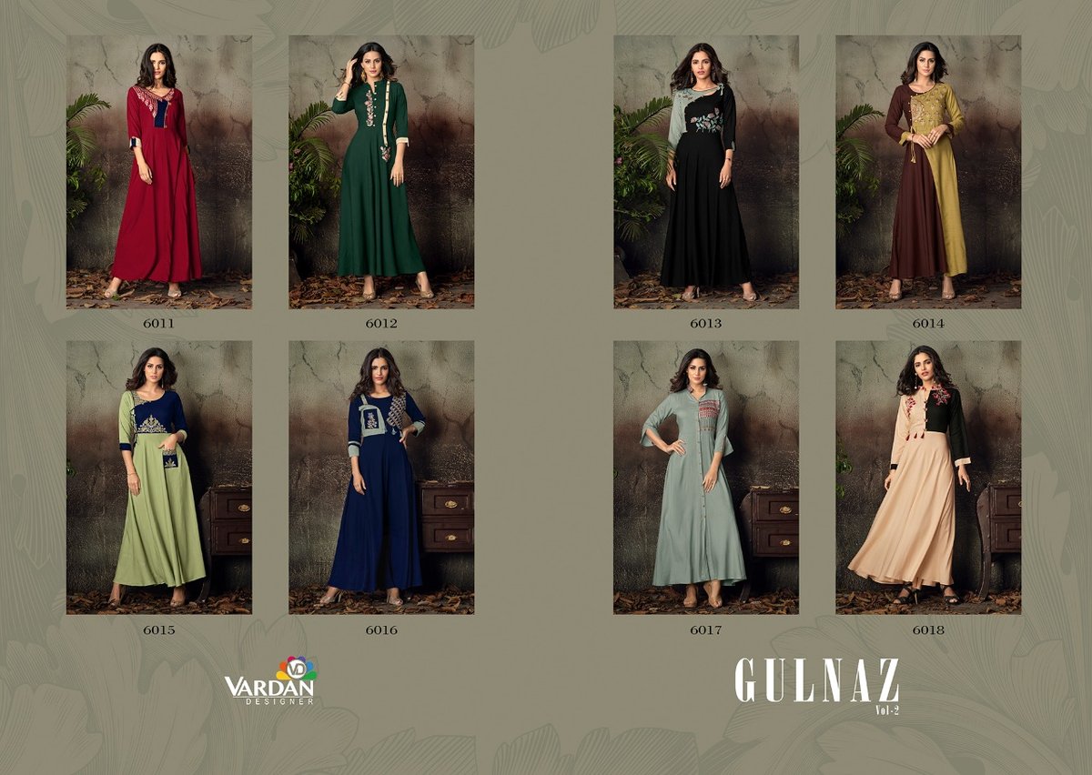 Vardan Designers Gulnaz Vol-2 6011-6018 Series 9