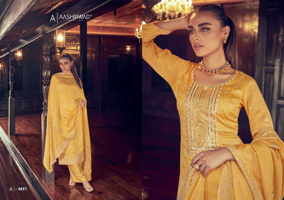 Aashirwad Creation Manya 9655-9658 Series 3
