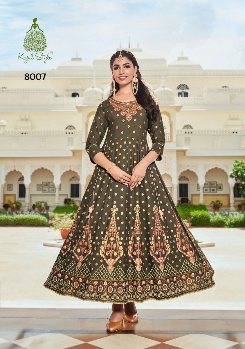 Kajal Style Fashion Colorbar Vol-8 8001-8008 Series 7
