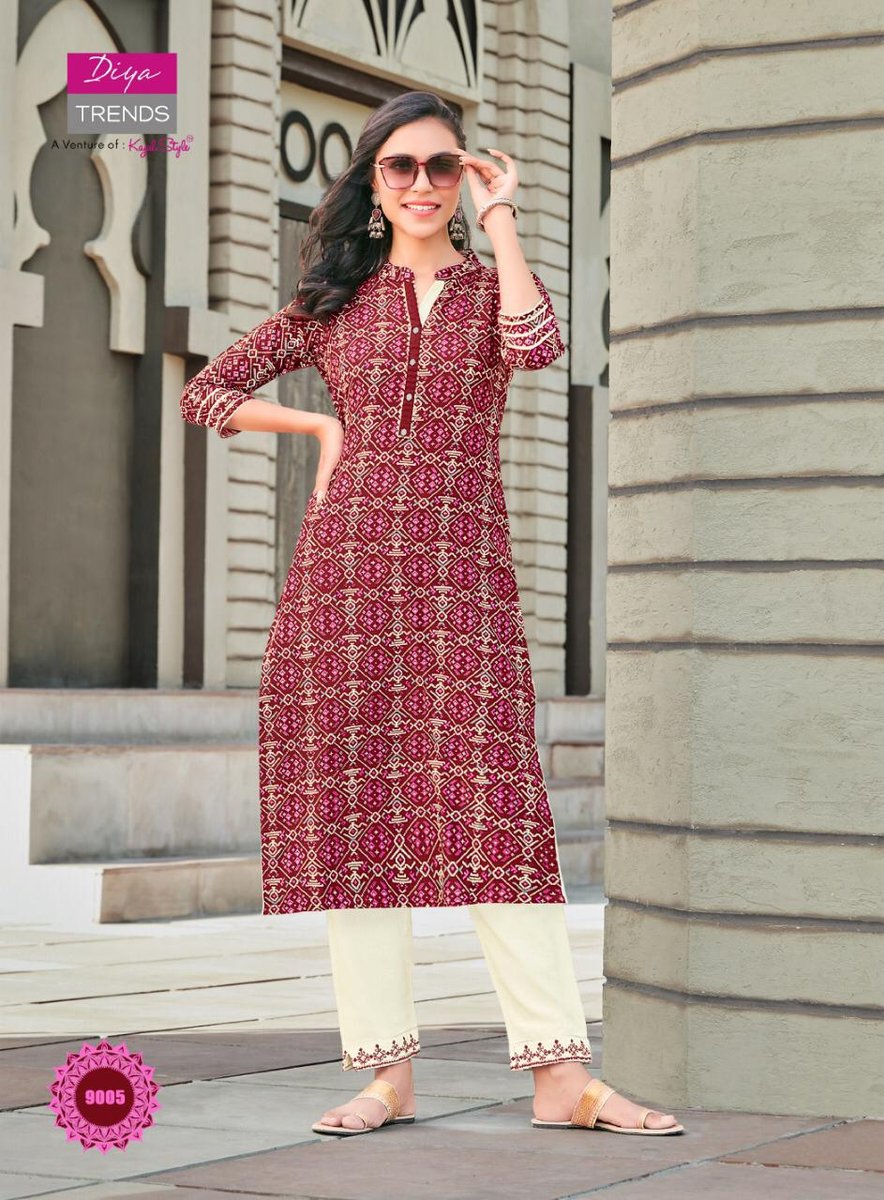 Diya Trendz Biba's Vol-9 9001-9014 Series 5