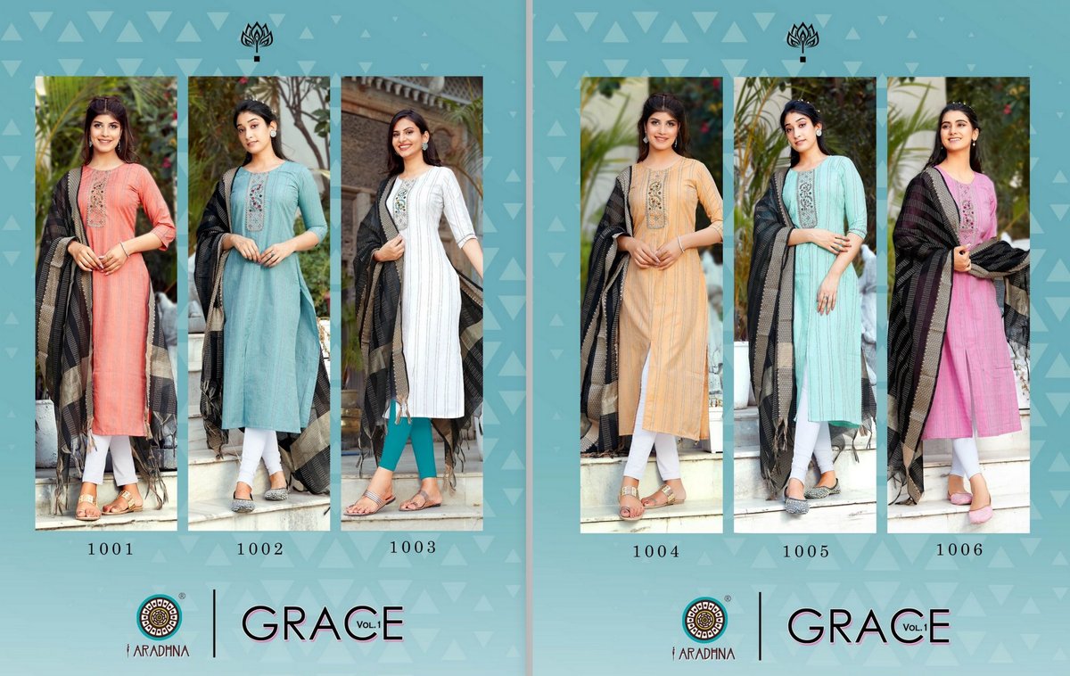 Aradhna Fashion Grace Vol-1 1001-1006 Series 7