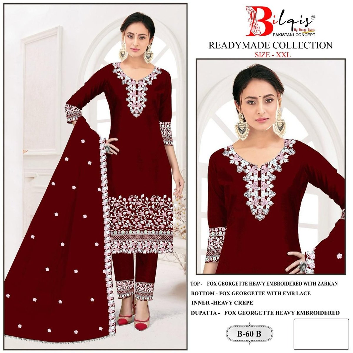 BILQIS READYMADE COLLECTION B-60-A TO B-60-D 2