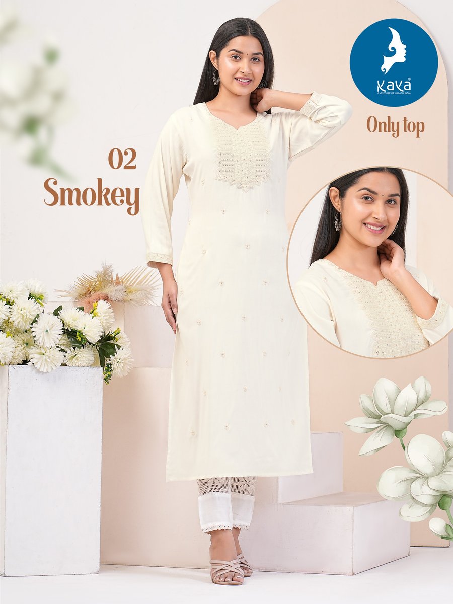 KAYA KURTI SMOKEY 01 TO 08 2