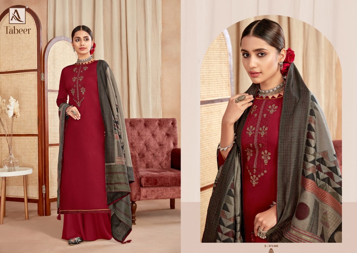Alok Suits Tabeer 573-001 to 573-008 Series 6